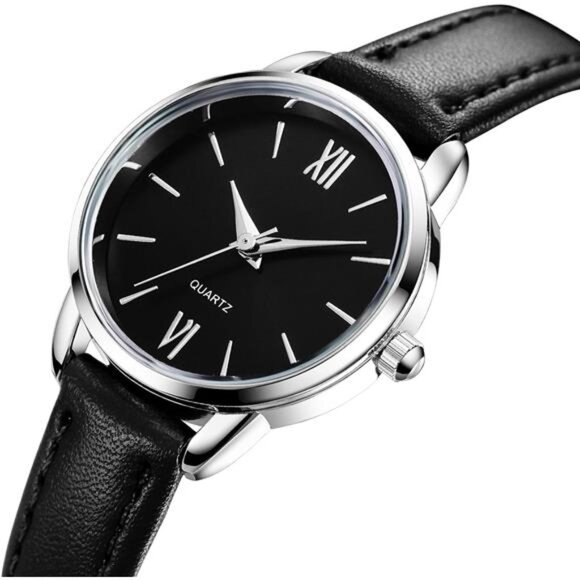 Women\'s Leather Strap Watch Minimalist Wrist Watches for Women Ladies Analog main image 4